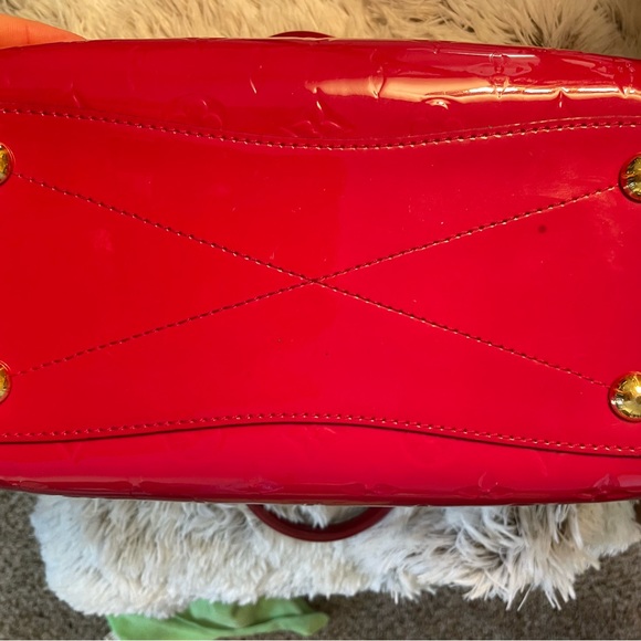 LOUIS VUITTON Montana Handbag Monogram Verni Leather Rose Andian - Valentines 💘 - Picture 11 of 16